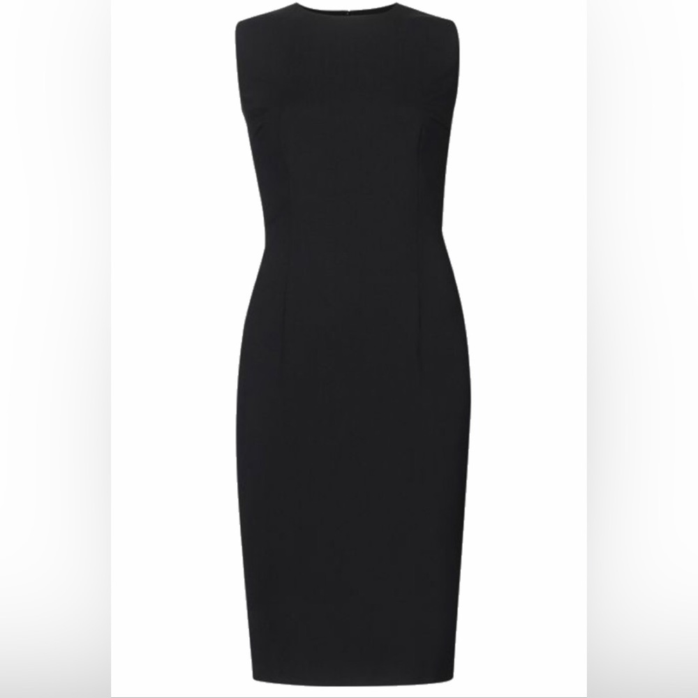 Charles Chang-Lima black wool high neck dress size 6